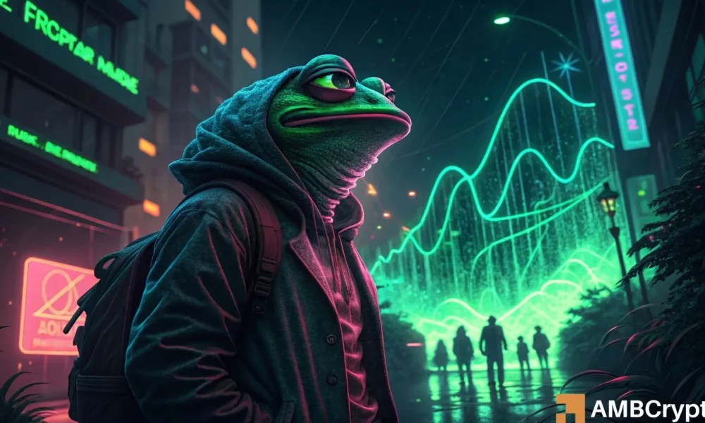 +25% in a day – Is PEPE about to break free of its downtrend?