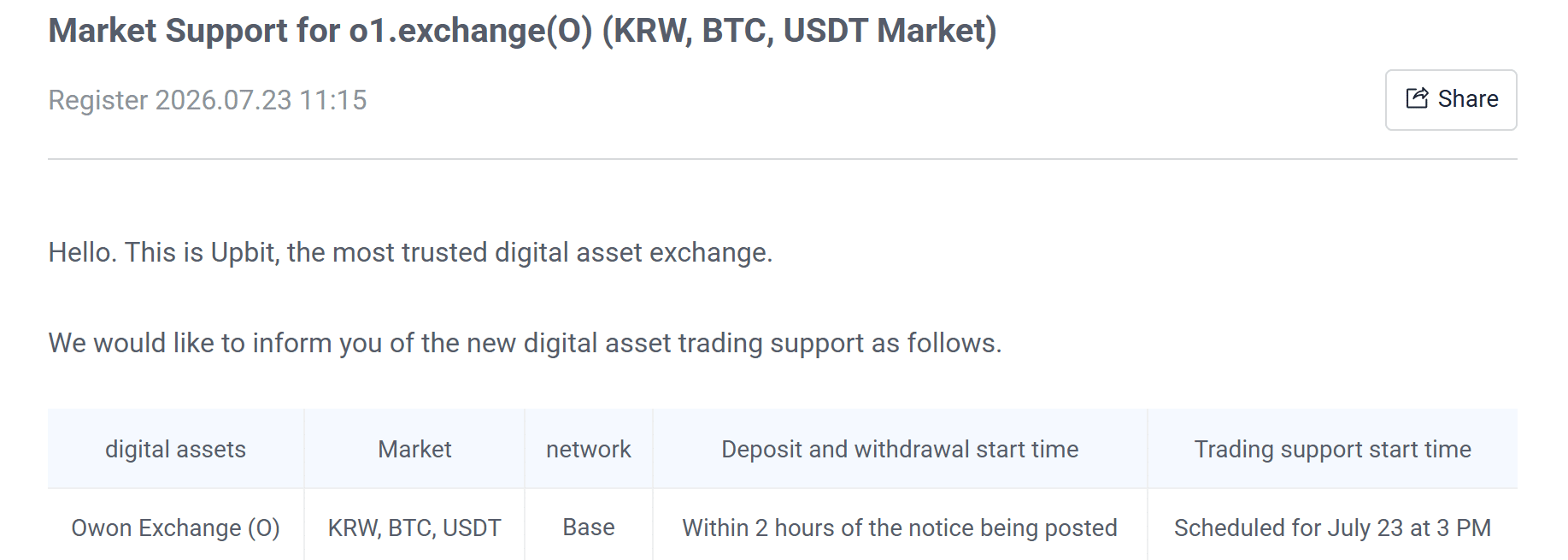 o1.exchange se redresse après la cotation d'Upbit – Les taureaux peuvent-ils maintenir leur élan ? o1.exchange se redresse après la cotation d'Upbit – Les taureaux peuvent-ils maintenir leur élan ?