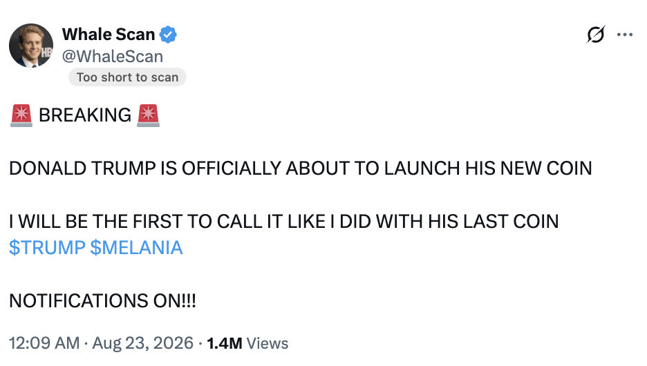 Eric Trump dément les rumeurs autour du lancement d'un nouveau jeton cryptographique : « Quelle blague ! » Eric Trump dément les rumeurs autour du lancement d'un nouveau jeton cryptographique : « Quelle blague ! »