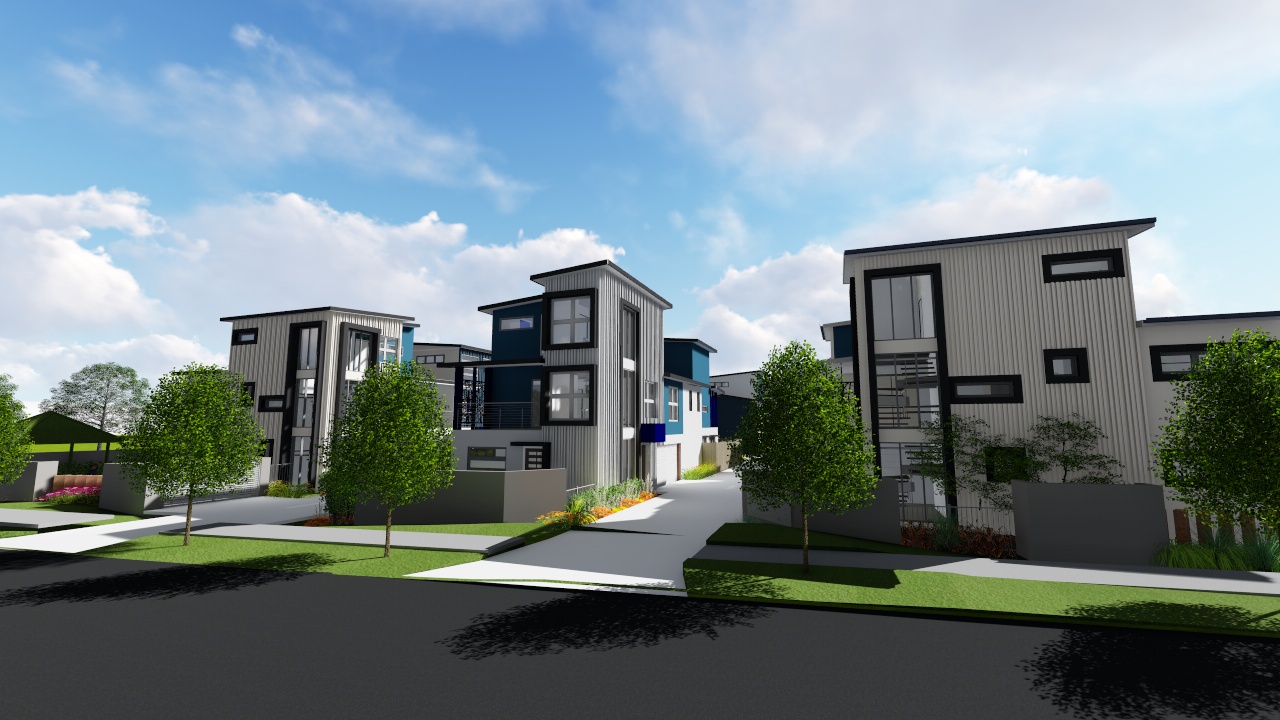 Modern Townhouses at 50 Broadwater Avenue AMBD André Melville