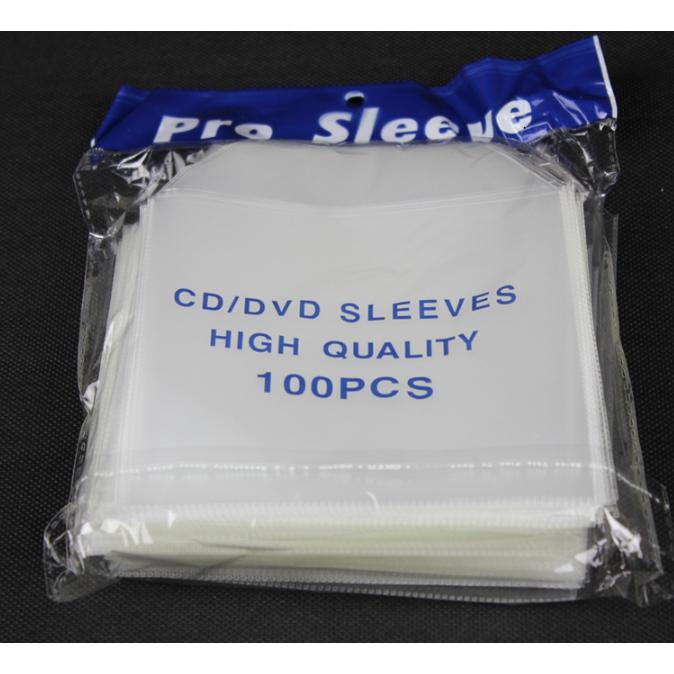 Pro Sleeve CD and DVD Plastic Sleeves Pack of 100