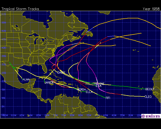 Possible Analog Years for 2015 Hurricane Season Ambergris Caye Belize