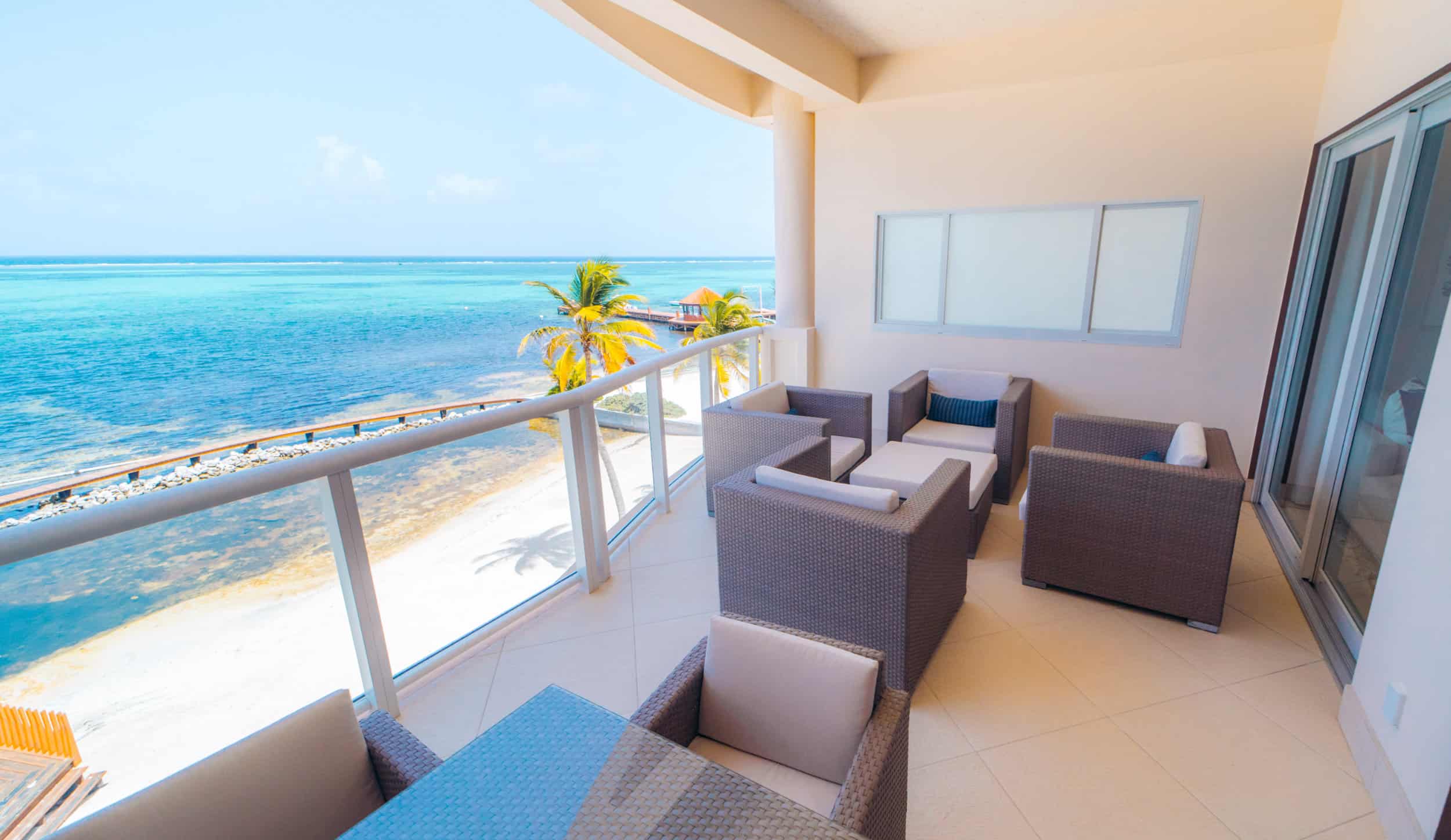 One Bedroom Ocean View Deluxe Grand Caribe Ambergris Caye