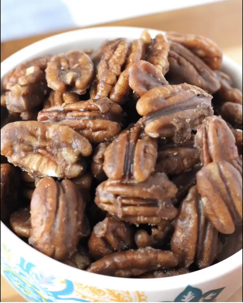 GLAZED PECANS Ambers Kitchen Cooks