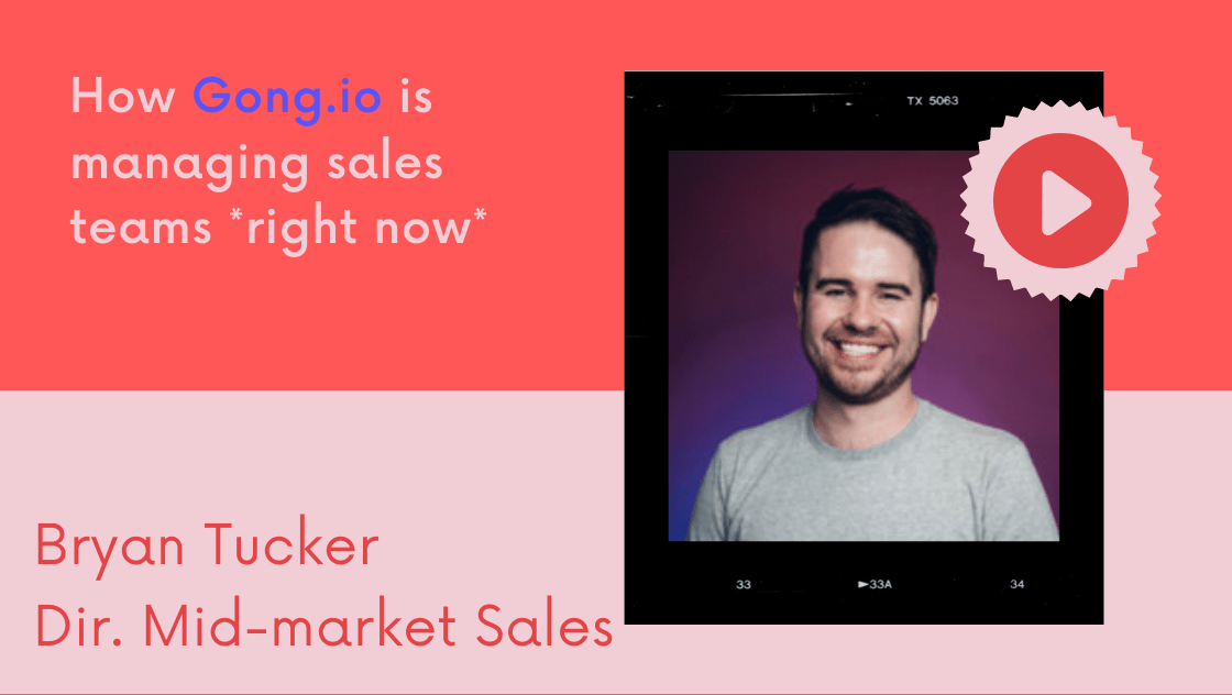 Ambition How Gong.io is Managing Sales Teams *Right Now*