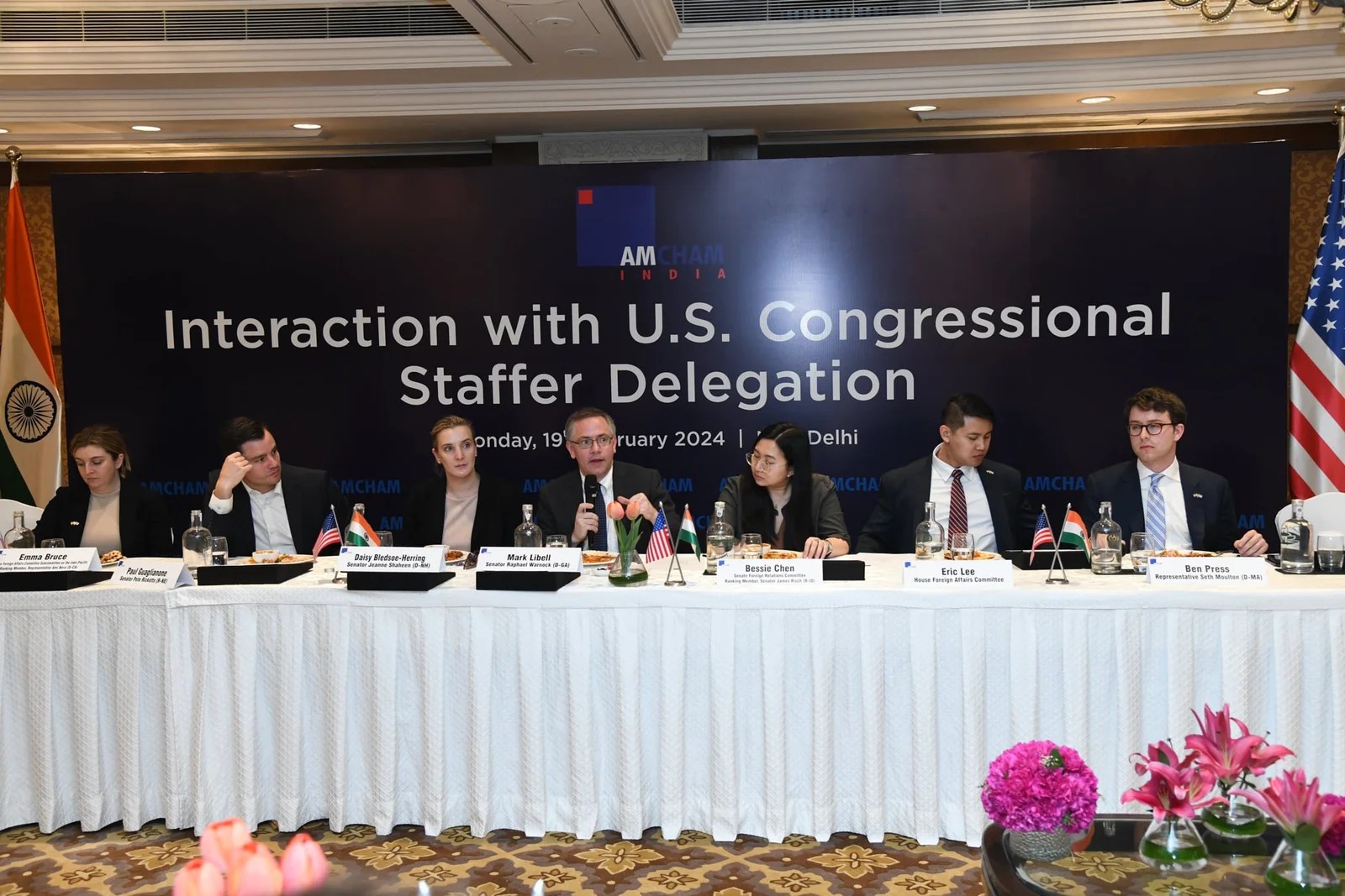 Interaction with U.S. Congressional Staffer Delegation 19 February