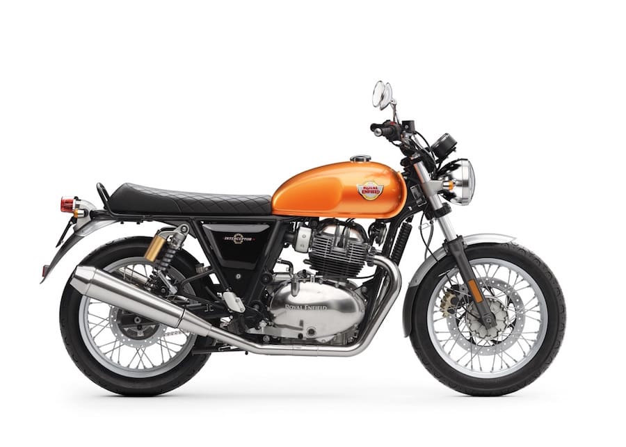 Royal Enfield Interceptor INT 650 Orange Crush RHS Australian