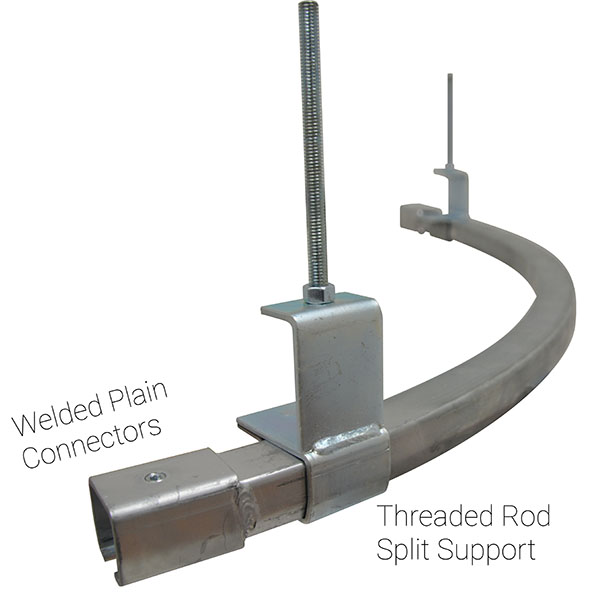 Threaded Rod Mounting System AmCraft Industrial Curtain Wall