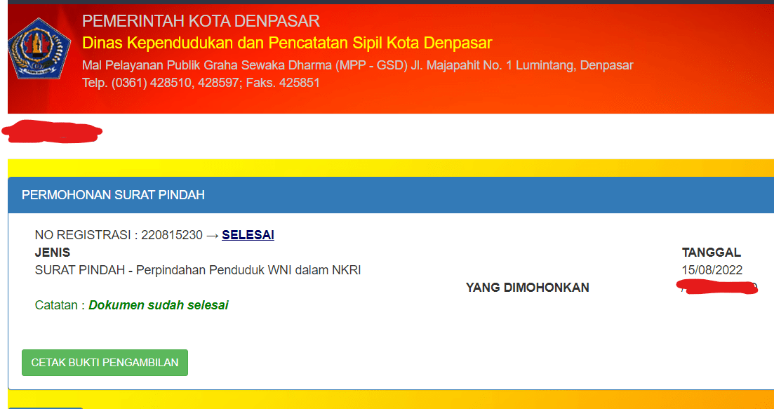 Pengalaman Urus Pindah Alamat KK ameisfine