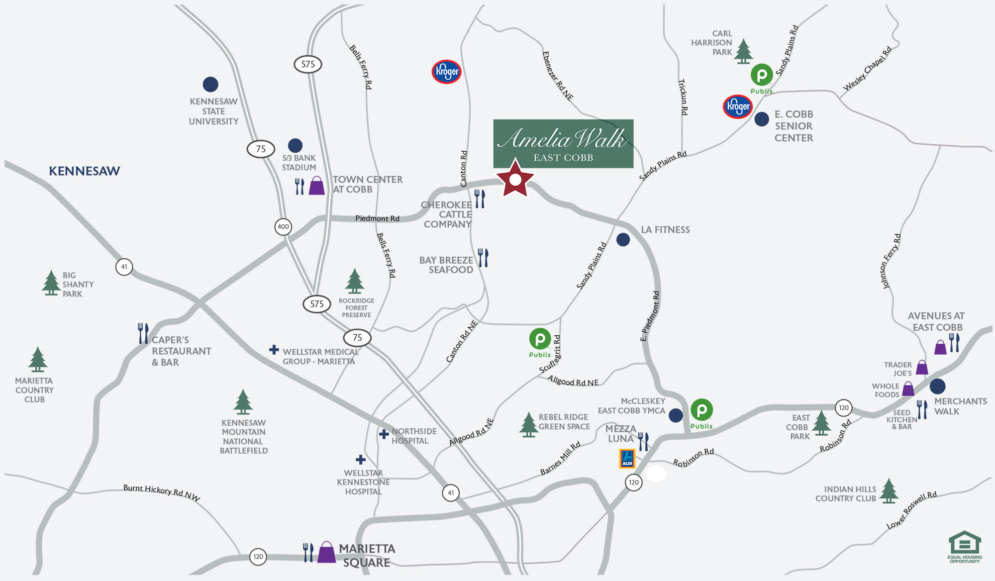 Amelia Walk East Cobb The best value in active adult living.