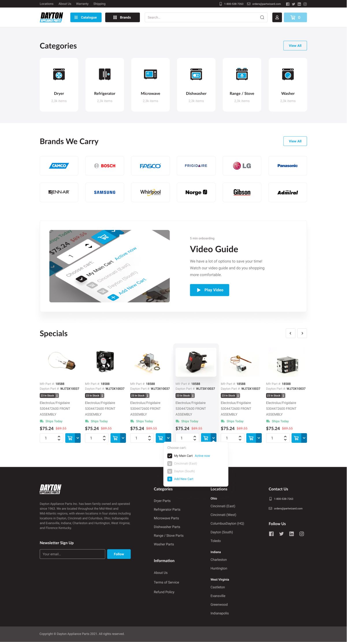 Dayton Appliance Parts Amen Digital Production Company