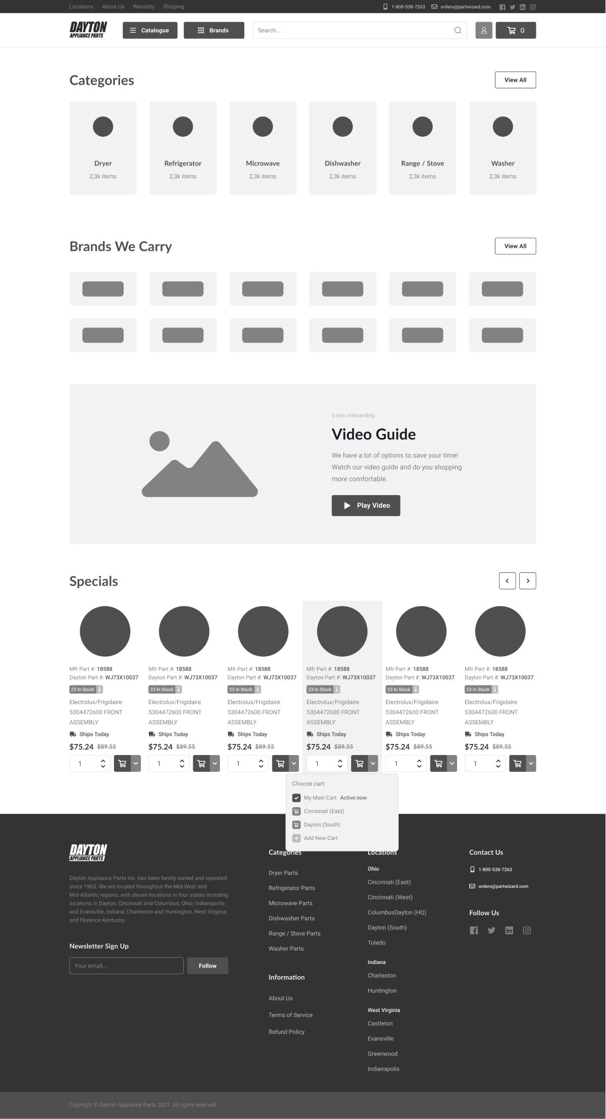 Dayton Appliance Parts Amen Digital Production Company