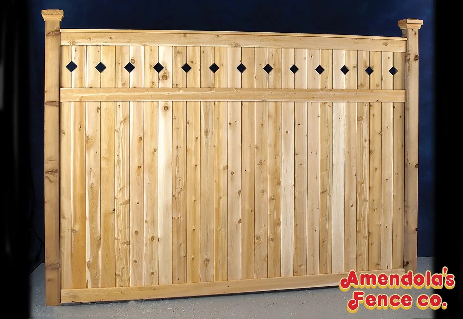 Utah Style DoubleSided Custom Wood Fence Amendola's Fence Co.