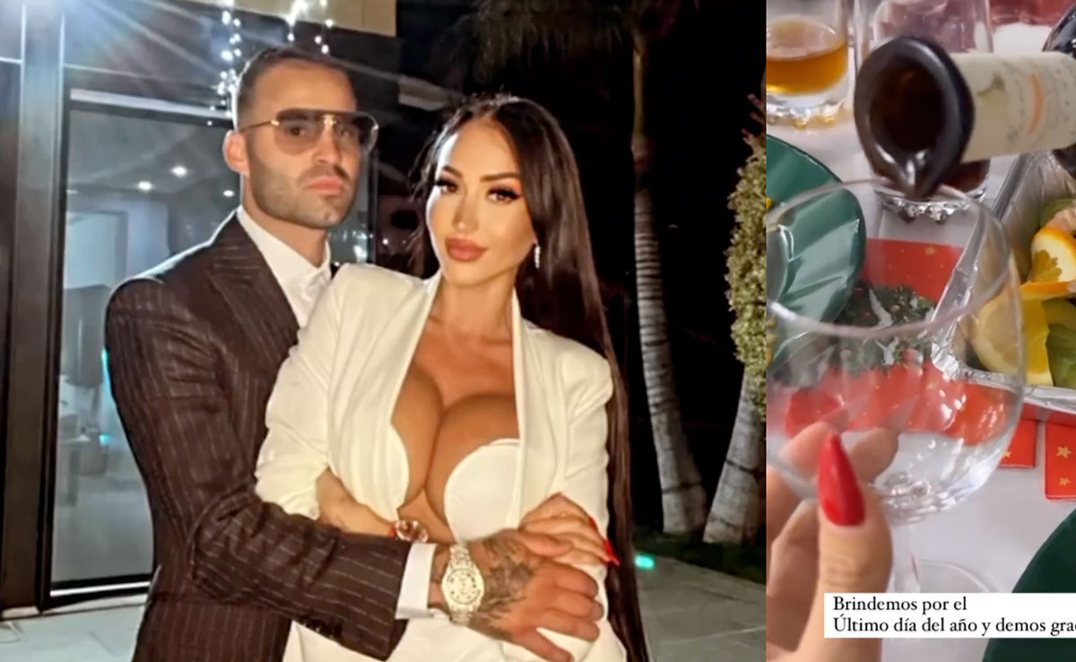 La cena de Fin de Año de Aurah y Jesé aMENzing