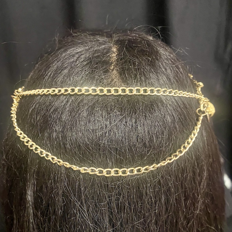 Gold Coin Head dress Amera's Palace Belly Dance Boutique