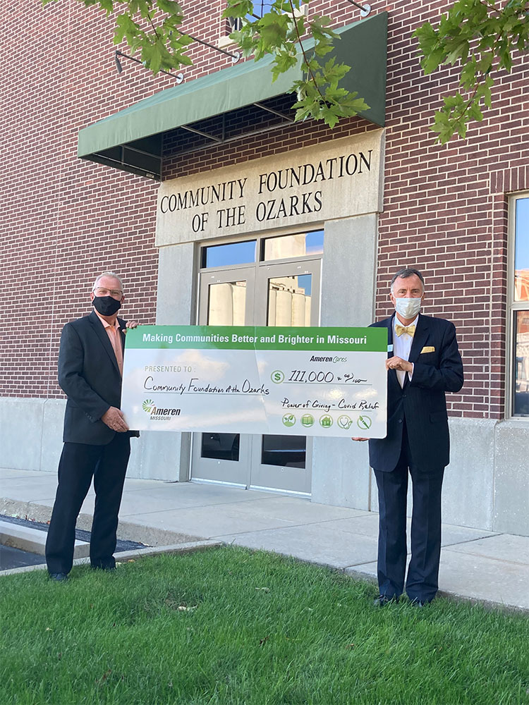 Community Foundation of the Ozarks receives funds from Ameren Missouri