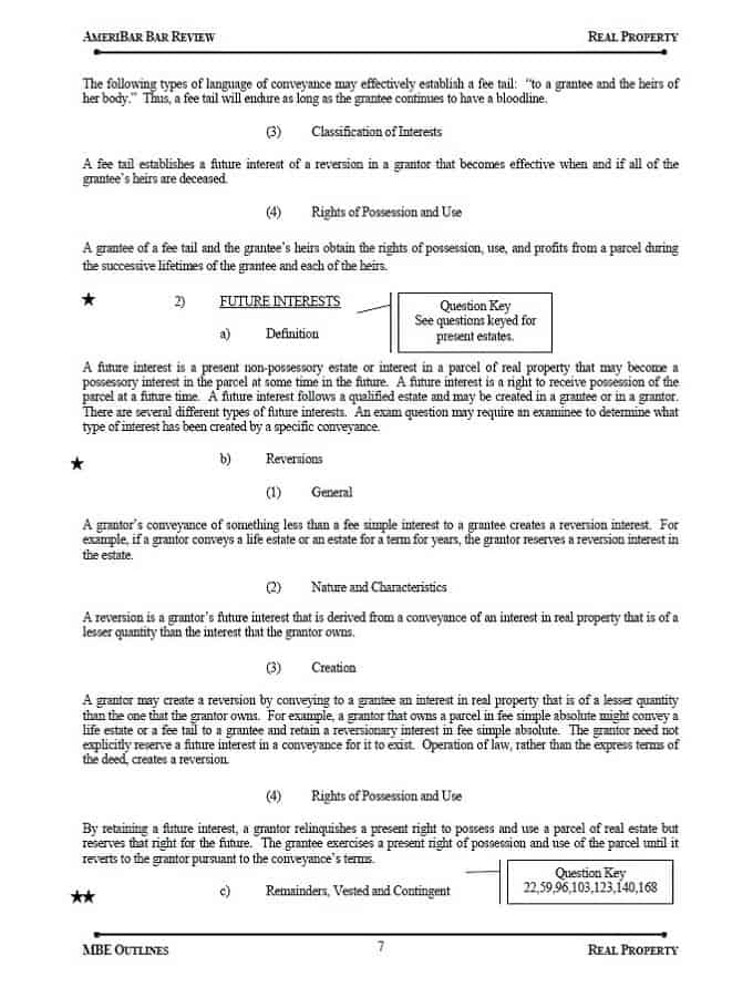 Nevada Bar Exam Outlines AmeriBar