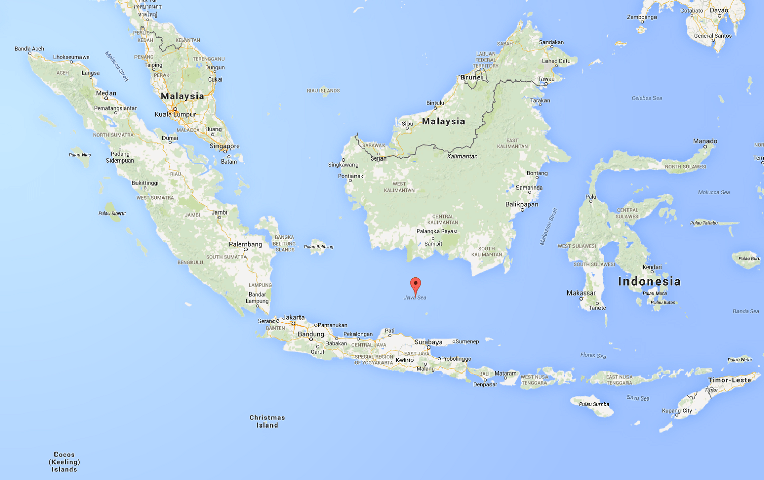 Java Island World Map