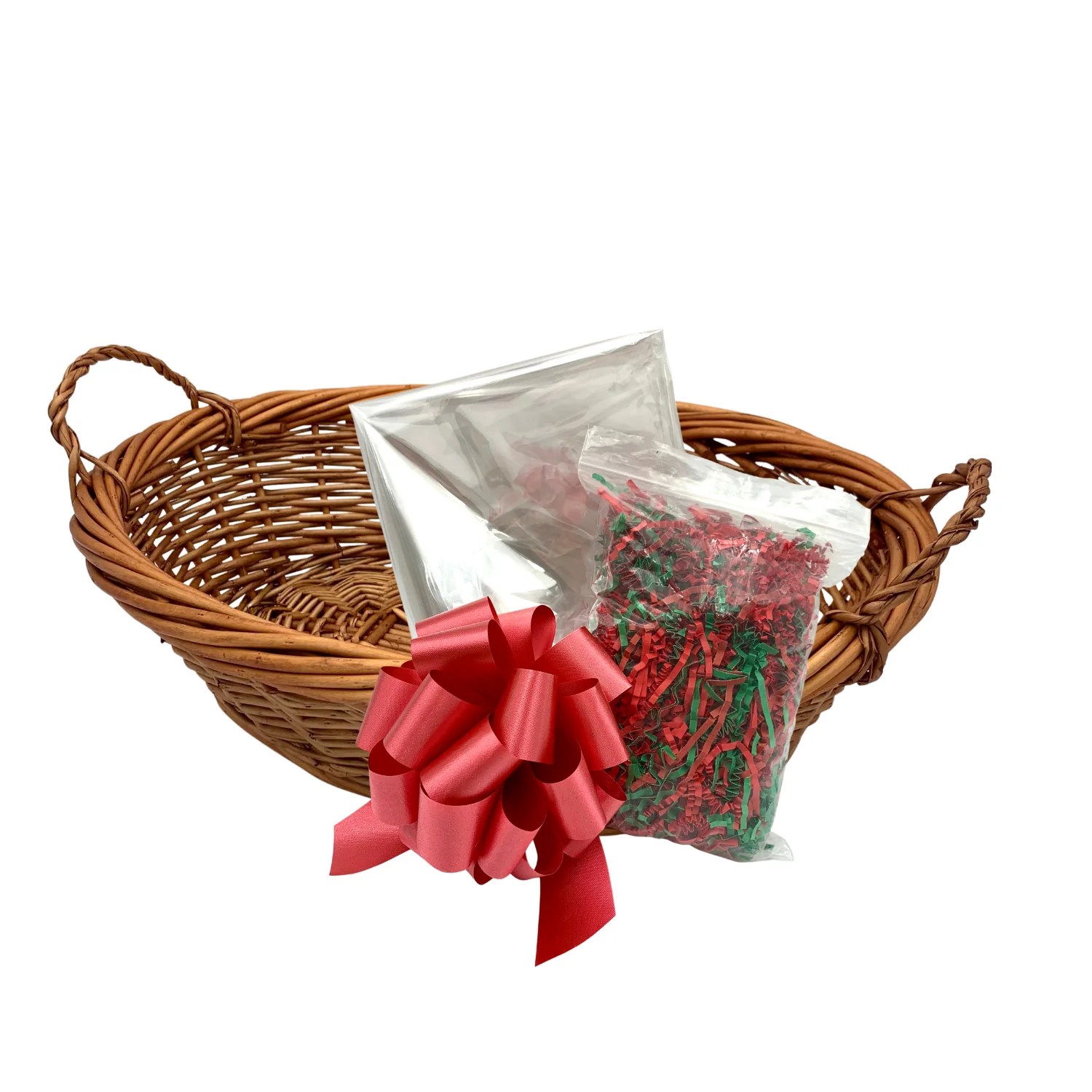 Medium Gift Basket Kits with Chestnut Basket (12 kits per case) 13.49