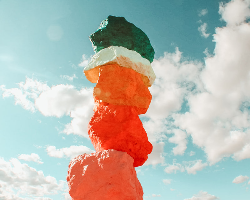 Seven Magic Mountains What Do They Mean? » America From The Road