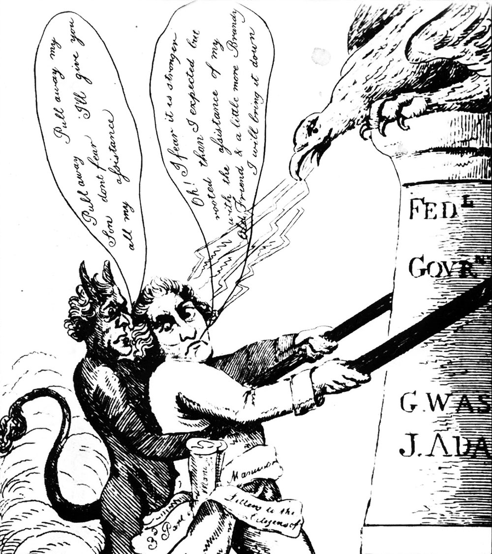 Thomas Jefferson Political Cartoon