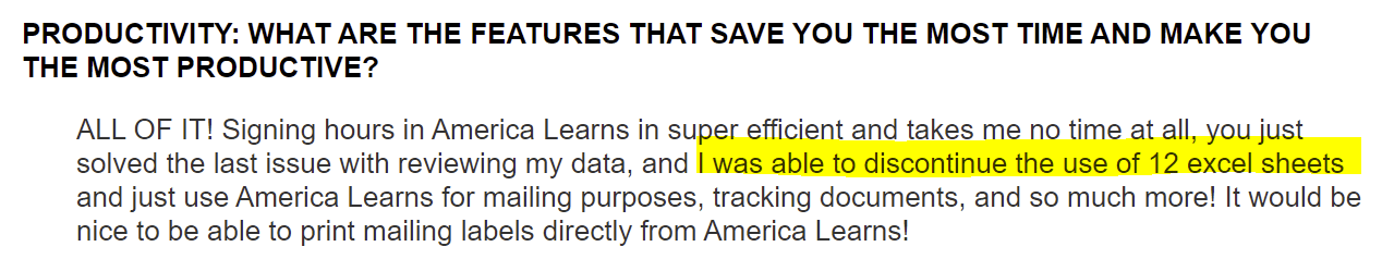 Eliminate Excel - Idaho AmeriCorps