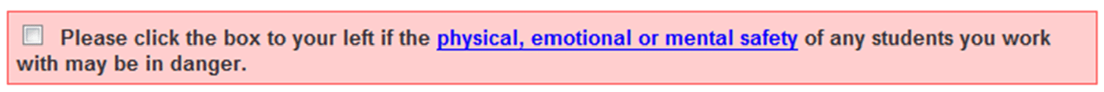 Youth Safety Tracking Tool