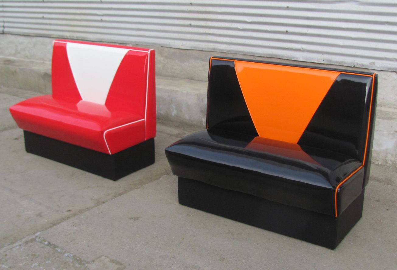 American diner booth NOVIO K714 BOSTON retro design