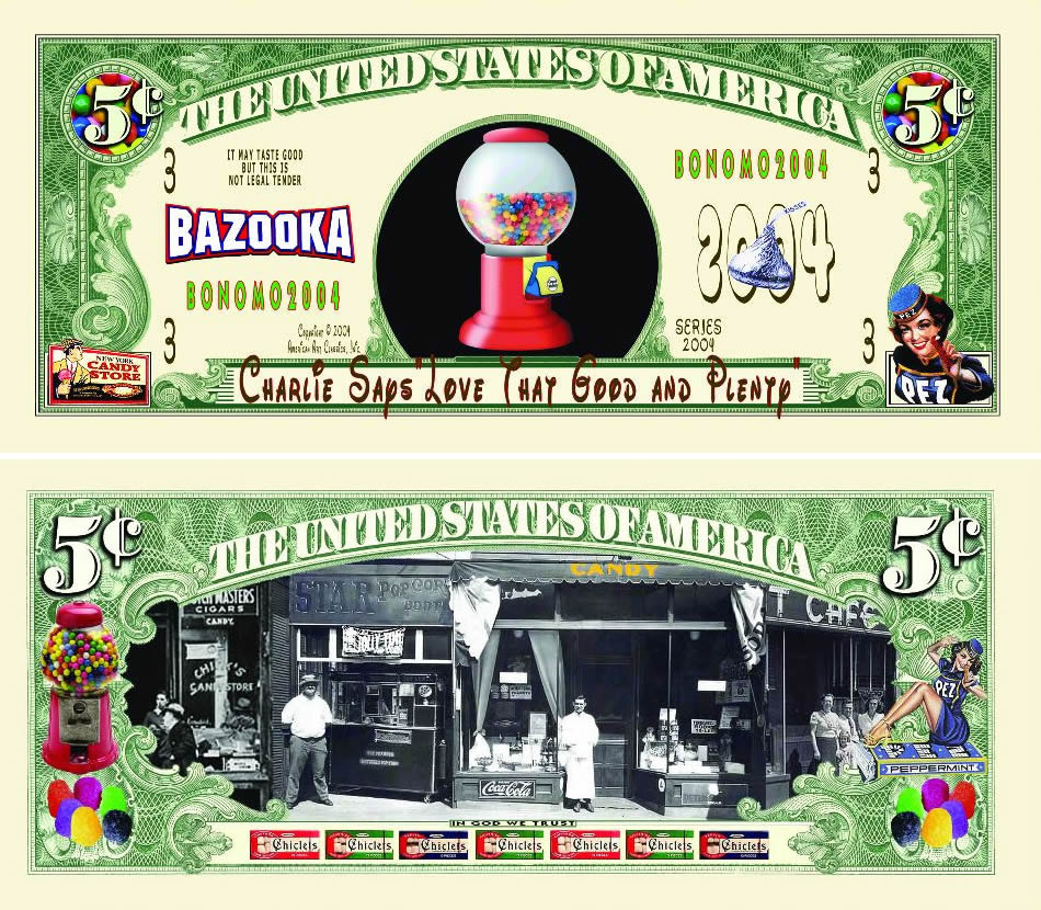 Candy Store Nickel Bill American Art Classics