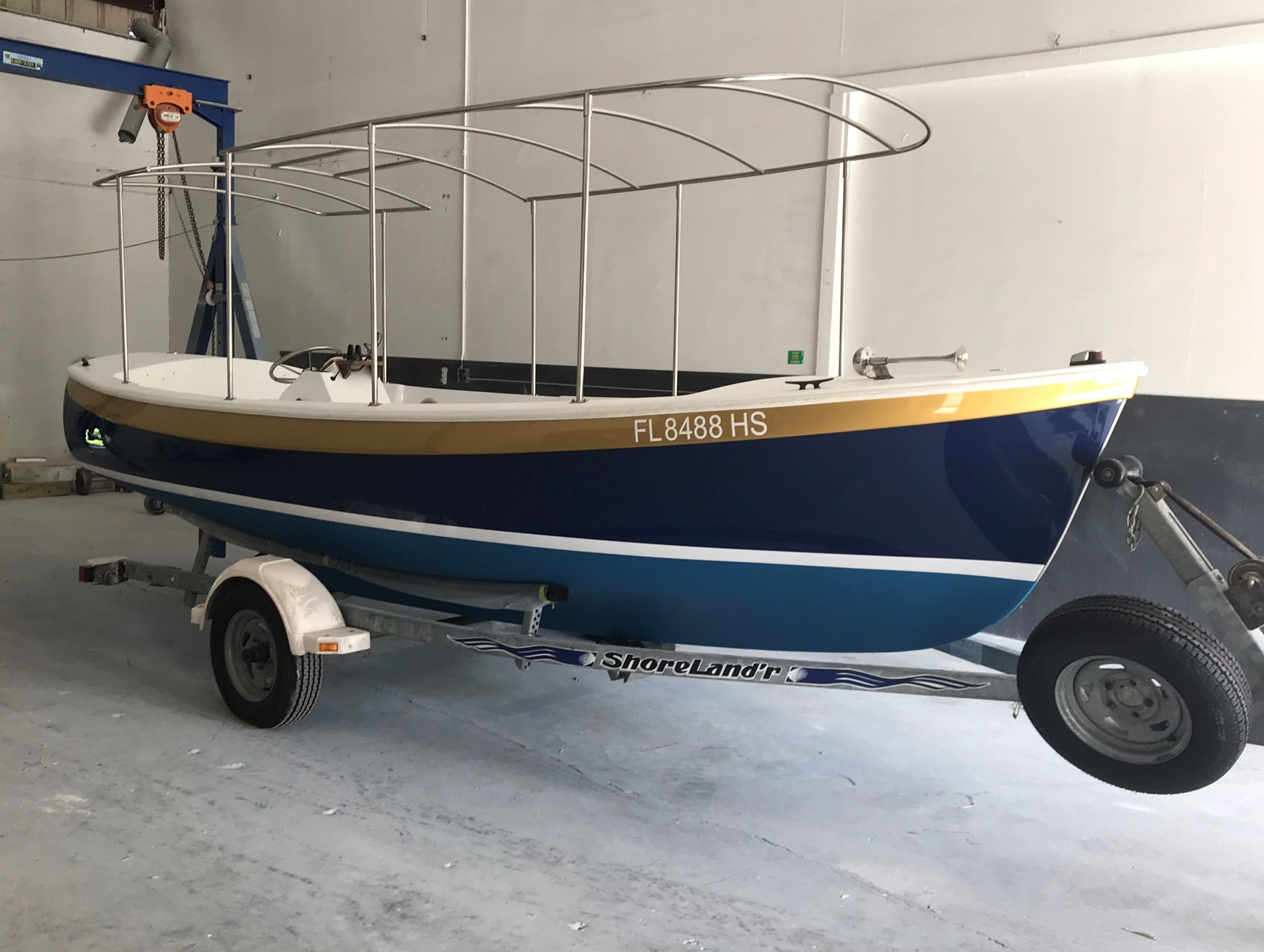 Duffy Electric Boat Brands Marine Services Custom Boat Paint Shop