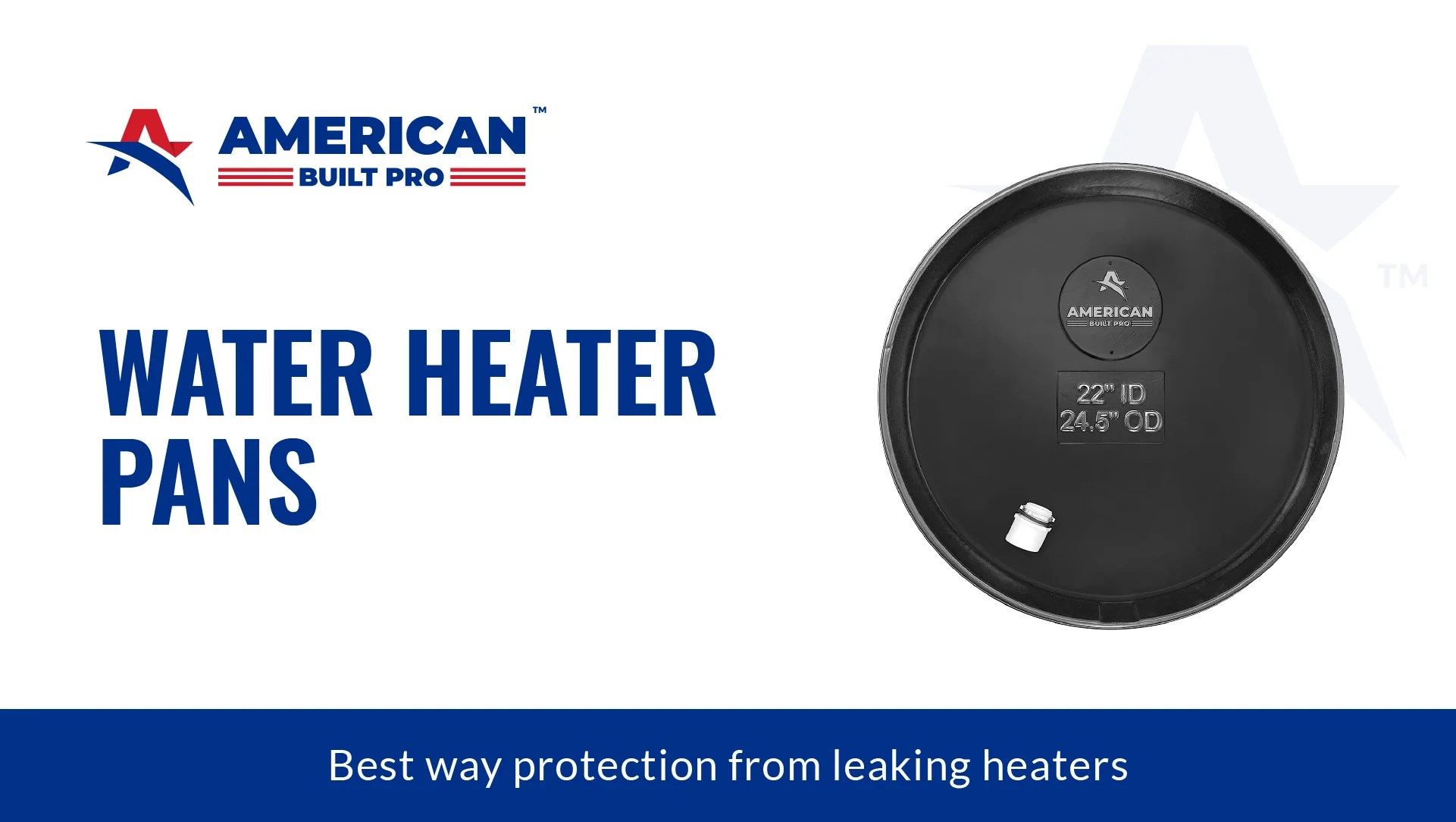 Water heater pans best way of protection from leaking heaters