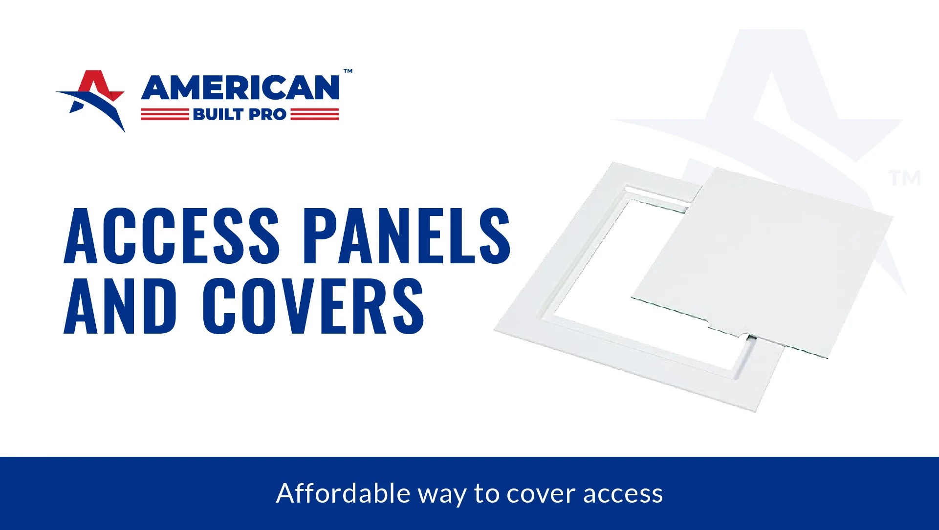Access panels and covers affordable way to cover access American