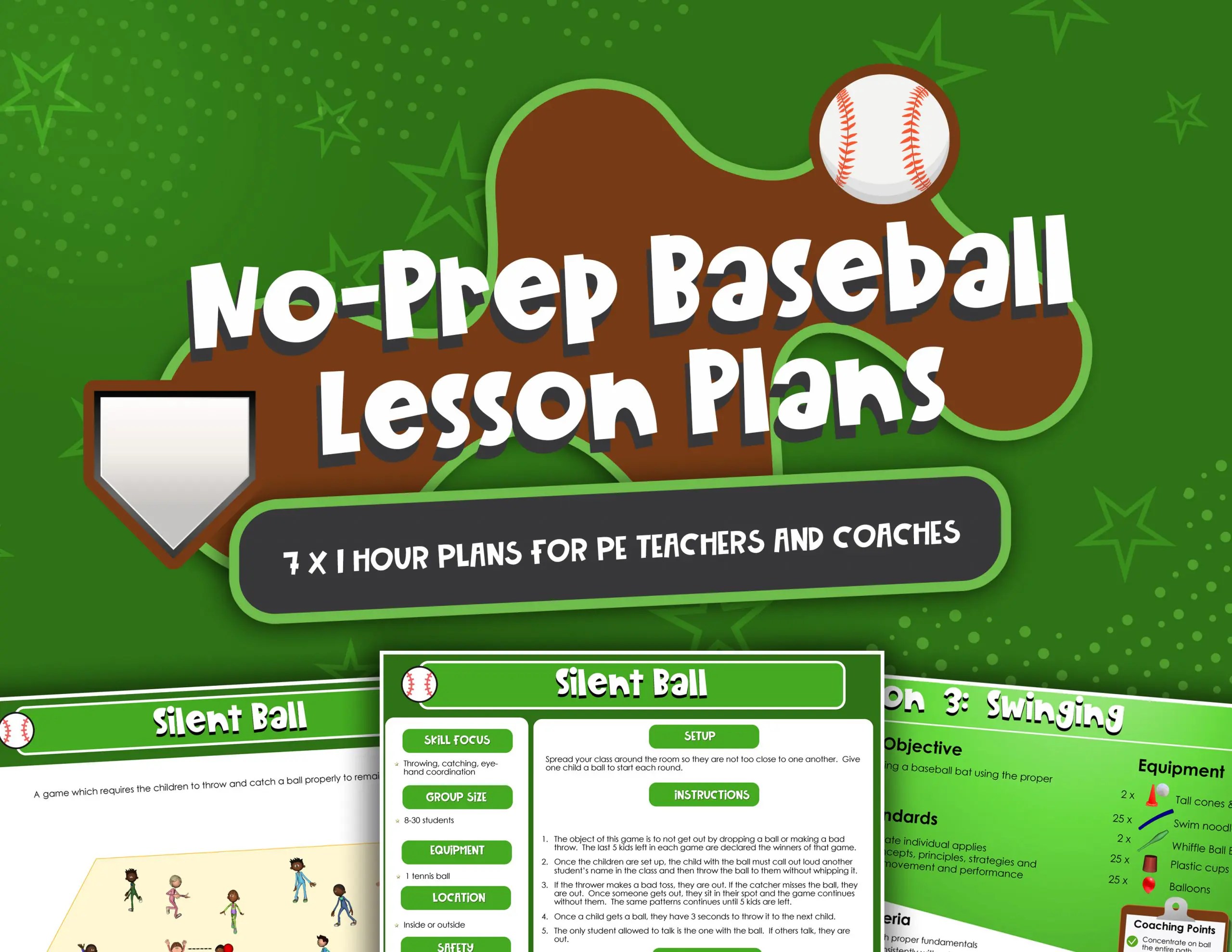 NoPrep Baseball Lesson Plans American Coaching Academy