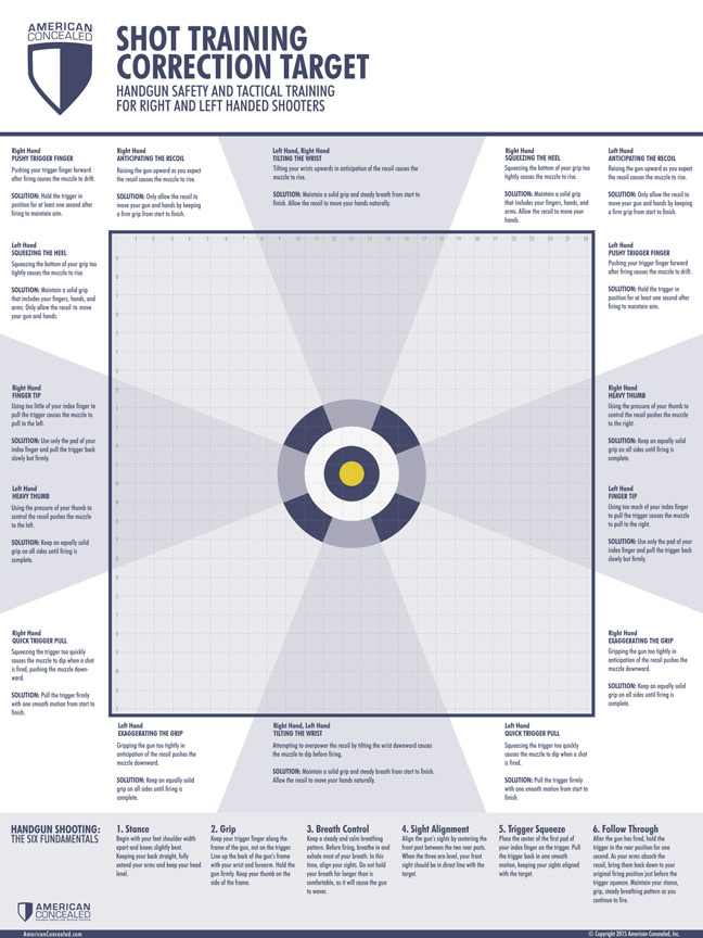 Shot Training Correction Target