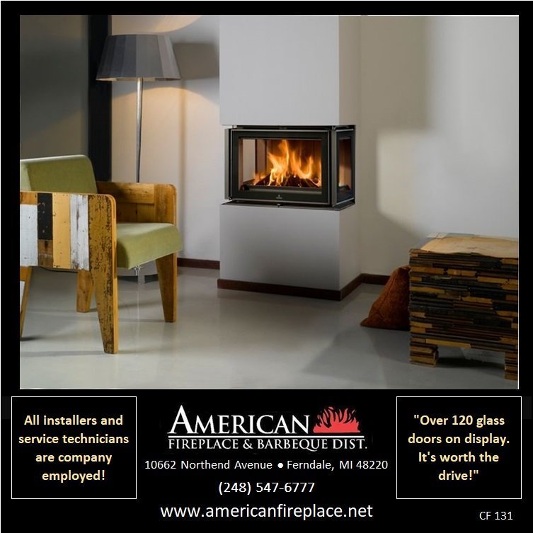 Contemporary Fireplaces without TV's, at American Fireplace in Michigan
