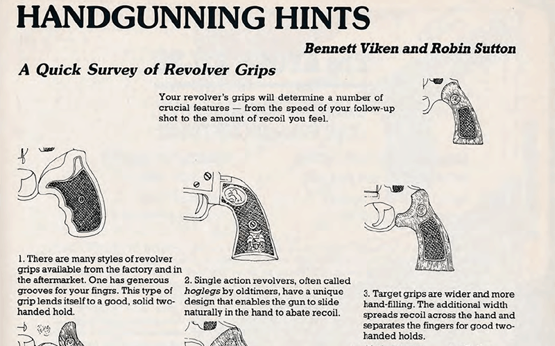 A Survey of Revolver Grips American Handgunner