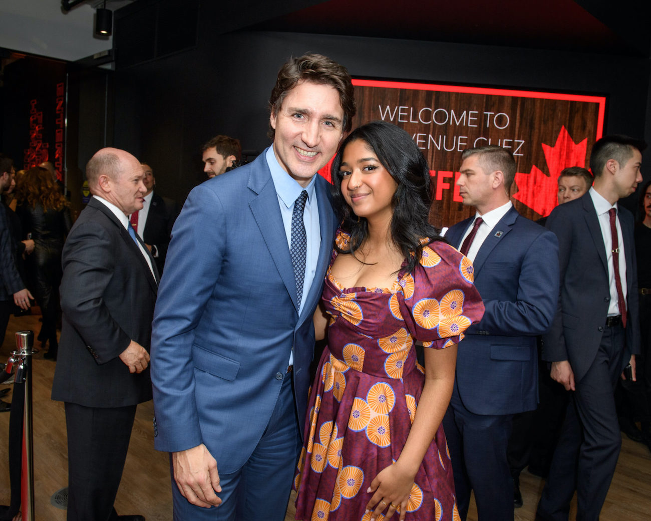 Maitreyi Ramakrishnan is the Toast of the Party at the Opening of(010)