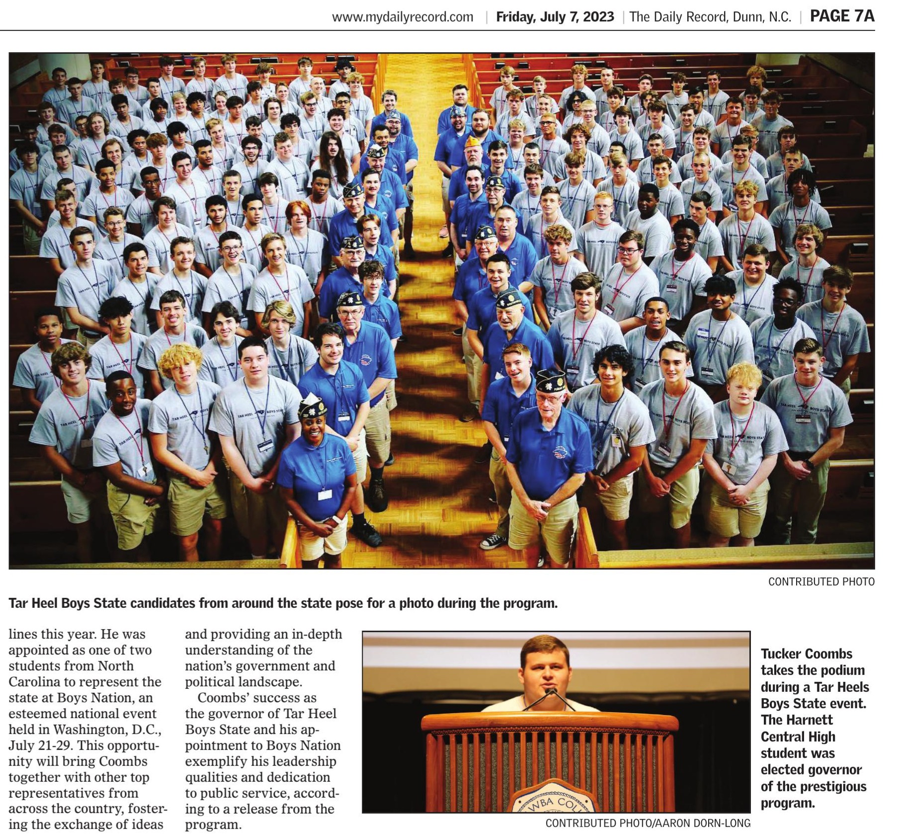American Legion Boys State 2023 Homepage of the American Legion Post
