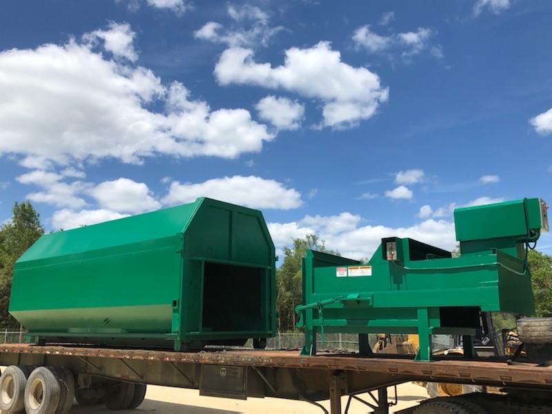 Stationary or Break Away Compactor For Sale American Made Dumpsters