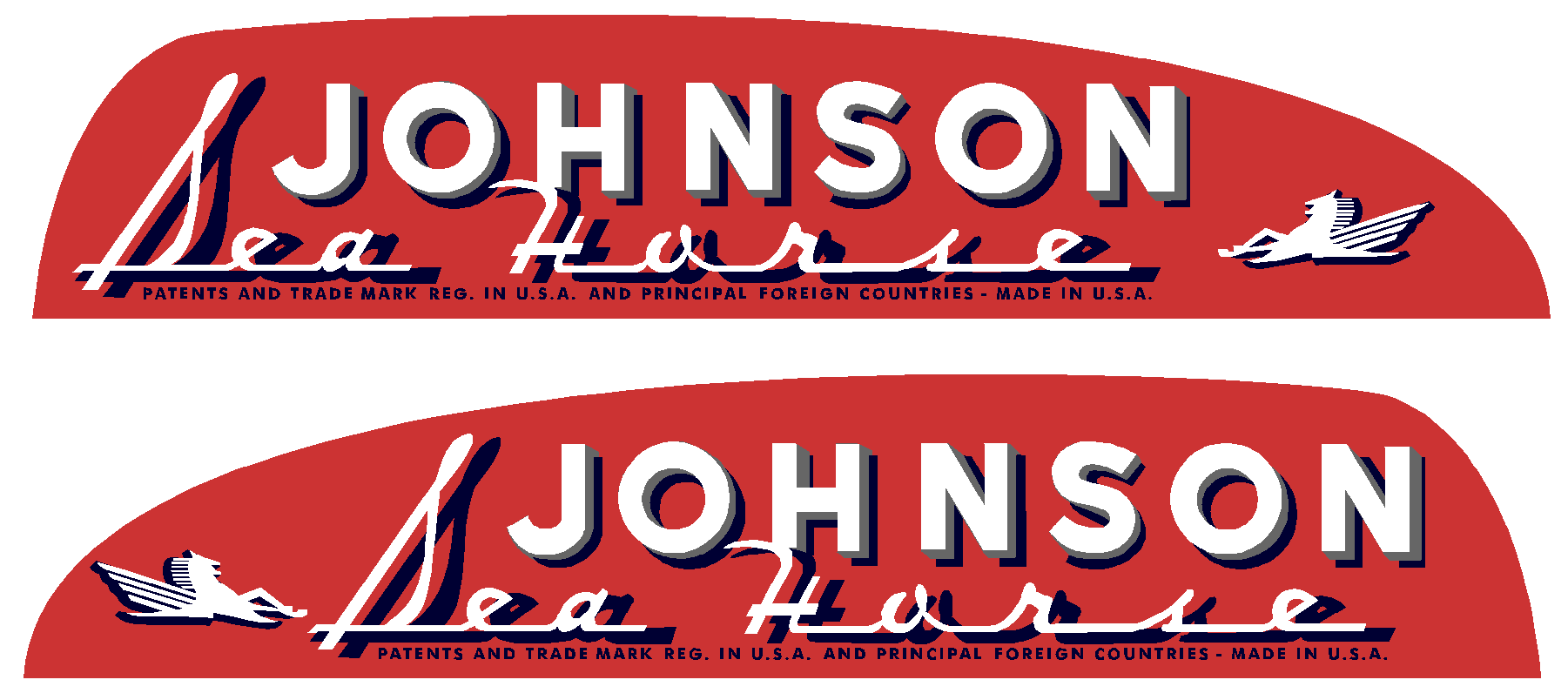 AOM Sample Replacment Johnson decal set for QD10 and QD11 for 1949