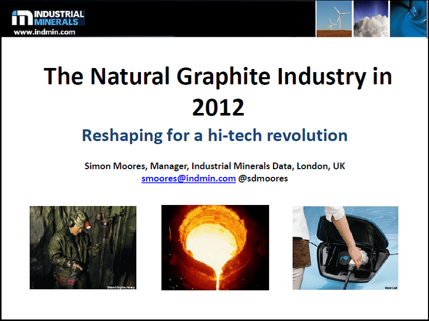 The Natural Graphite Industry in 2012 American Resources