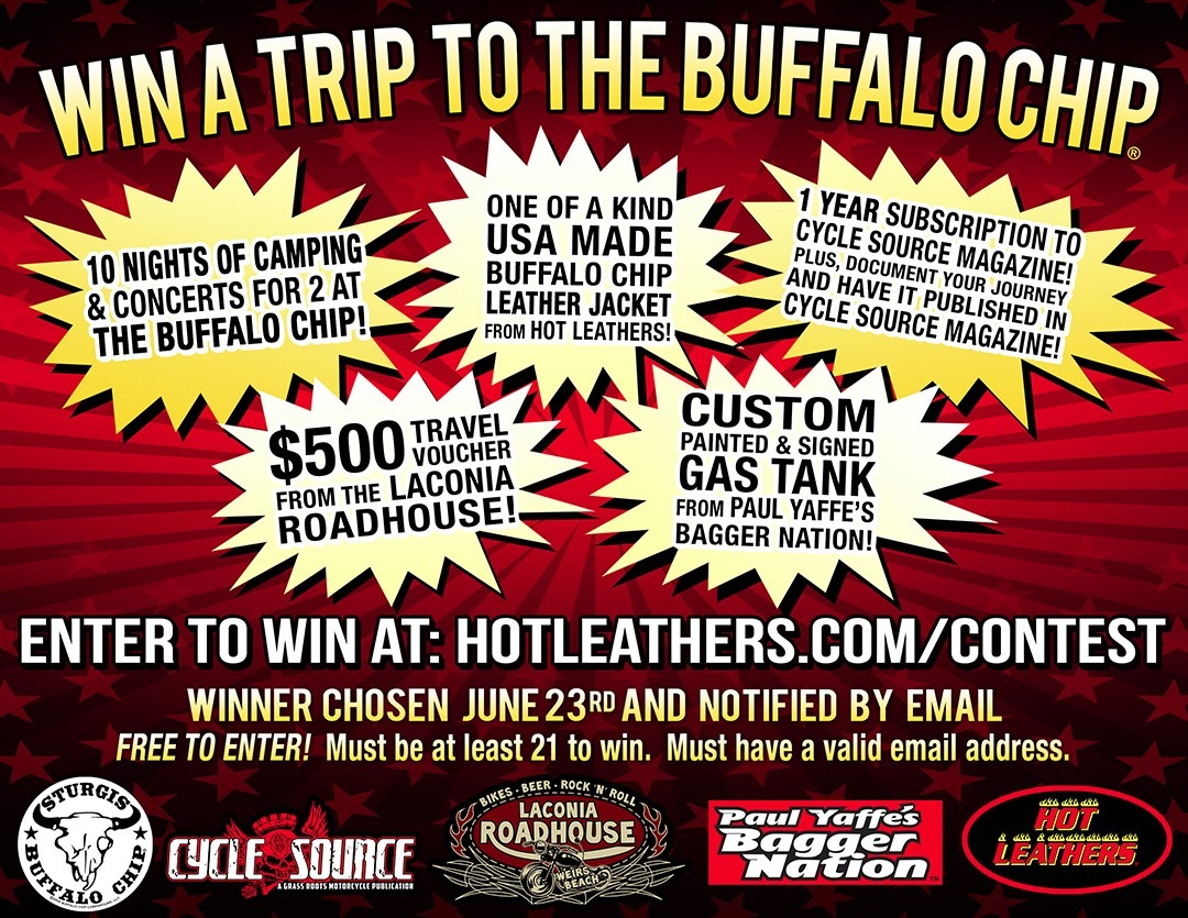 Buffalo Chip Hot Leathers’ Win a Trip to the Buffalo Chip contest American Rider