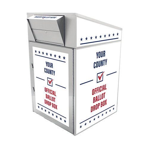 Extra Large Ballot Drop Box (910) with Plastic Collection Tote