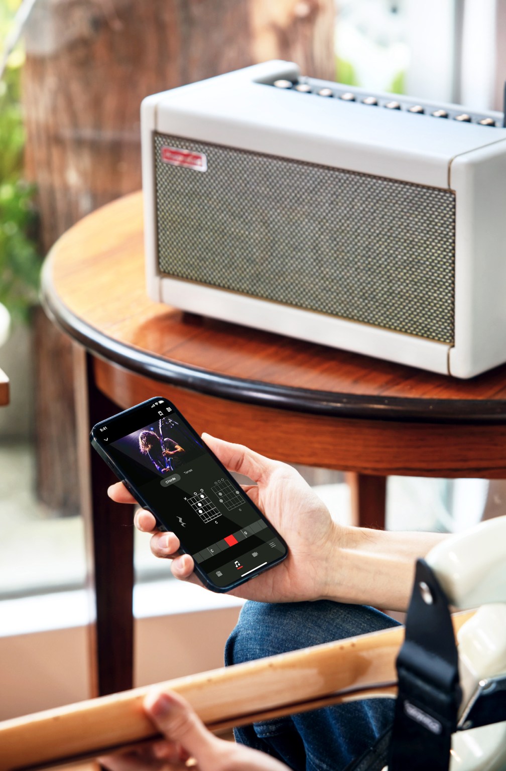 Gear Review Positive Grid Spark Pearl Special Edition Amplifier