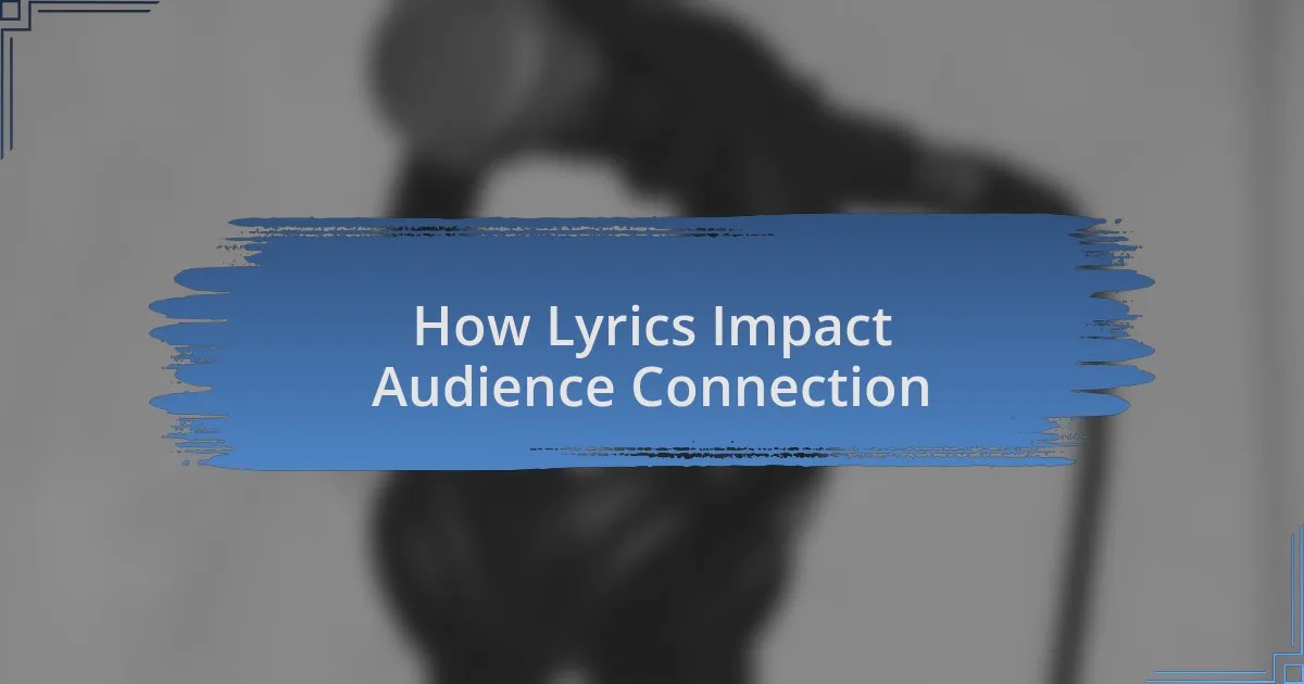 How I Connect With Audiences Through Lyrics(04)