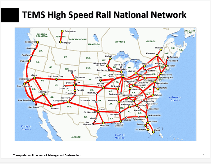 A Transcontinental Railroad for Today American System Now