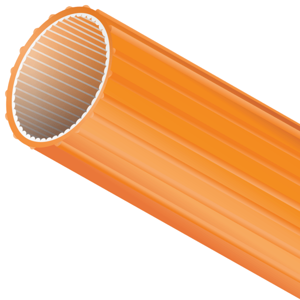 Ribbed In/Out Standard HDPE 1 1/2'' TSIDR 9 DuraLine Conduit