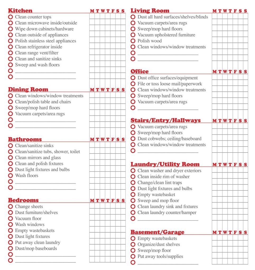 32+ Free Kitchen Cleaning Checklist Templates [Restaurant, Commercial