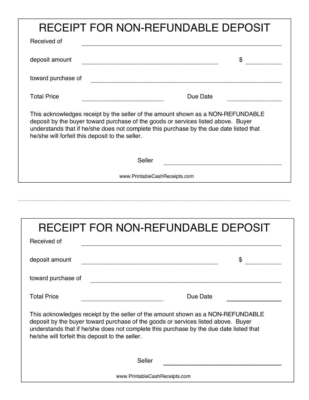 22+ Free NonRefundable Deposit Agreement Templates (PDF, DOC