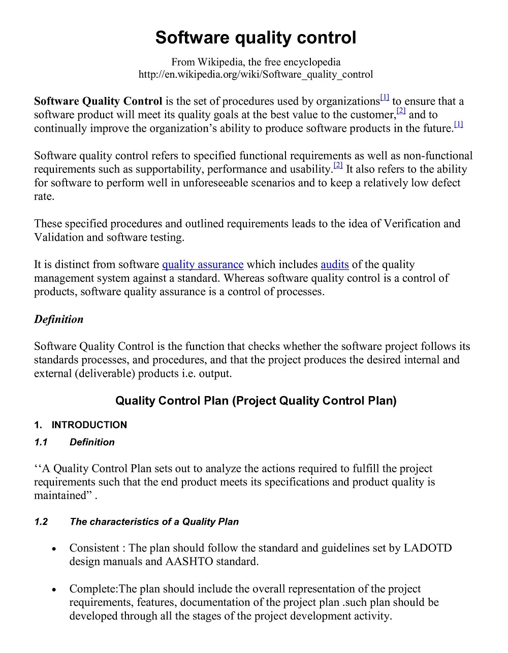 30+ Free Simple Quality Control Plan Templates (PDF, Word) » American